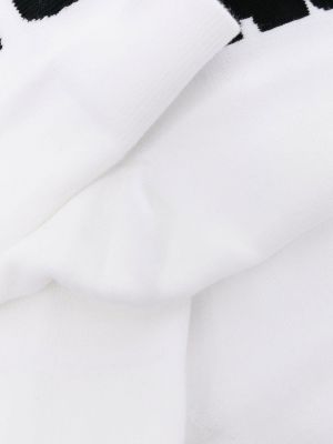 Chaussettes en jacquard Balenciaga blanc