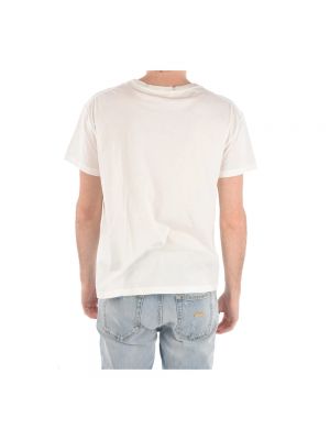 Camiseta de algodón Celine blanco