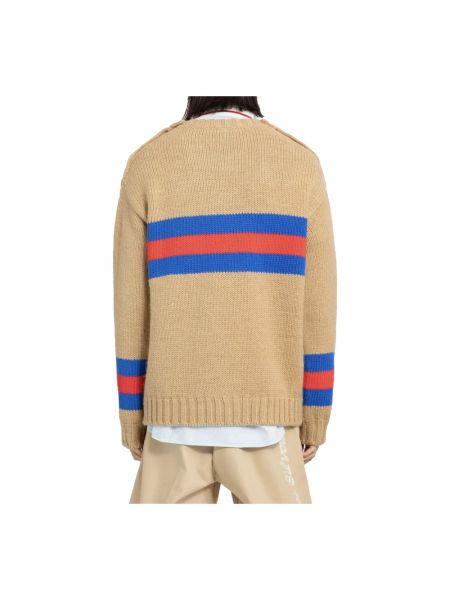 Jersey de lana de tela jersey de lana mohair Gucci marrón