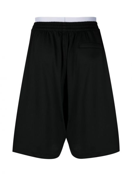 Shorts en jersey Balenciaga noir