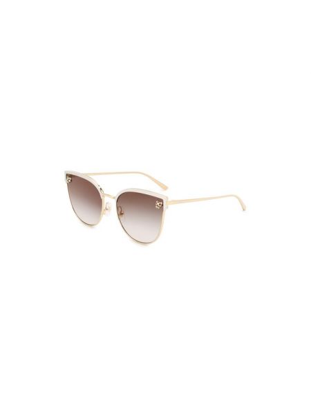 Солнцезащитные очки Cartier, золотые
