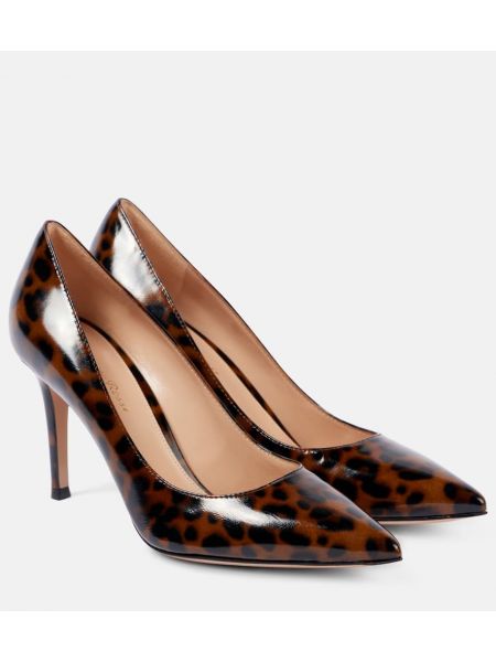 Læder pumps Gianvito Rossi sort