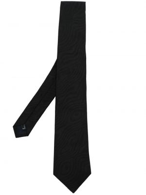 Jacquard selyem nyakkendő Fursac fekete