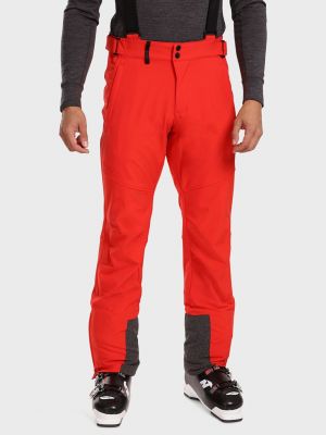 Červené softshellové kalhoty Kilpi