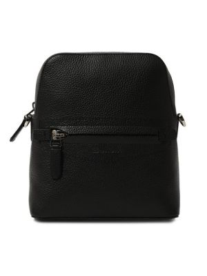 Кожаная сумка Santoni черная