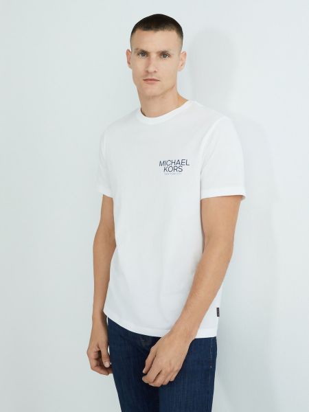 Camiseta de algodón Michael Kors azul