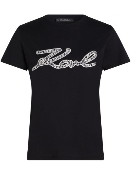 T-shirt Karl Lagerfeld sort