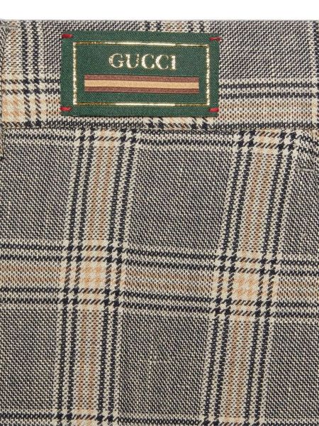 Kalhoty Gucci šedé