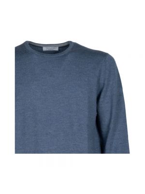 Sweter w kolorze melanż Gran Sasso niebieski