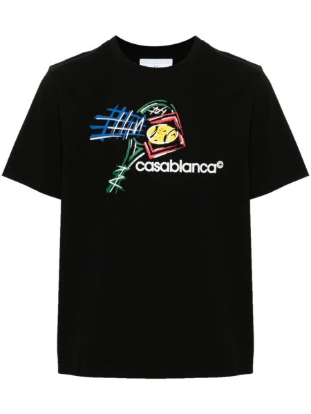 T-shirt Casablanca sort