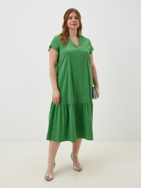 Зеленое платье Elena Miro