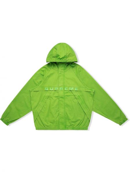 Chaqueta con capucha Supreme verde