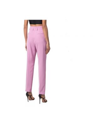 Pantalón clásico slim fit Dolce & Gabbana rosa