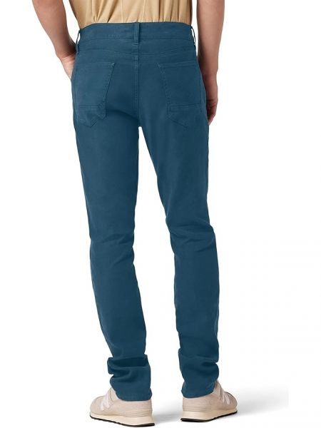 Прямые брюки слим Hudson Jeans синие