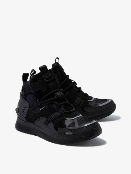 Чорні черевики Lacoste