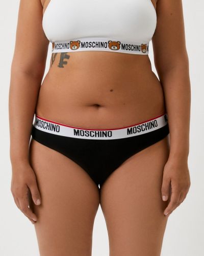 Трусы бразилиана Moschino Underwear, черные