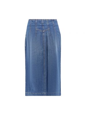 Spódnica jeansowa Closed niebieska