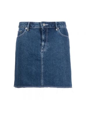 Spódnica jeansowa A.p.c. niebieska