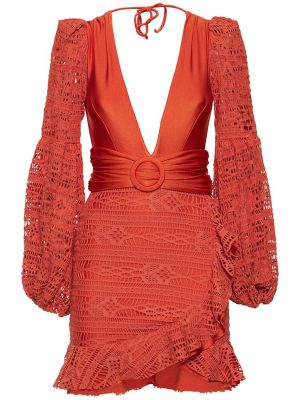 Mini šaty Patbo - oranžová