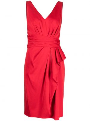 Sukienka midi asymetryczna Paule Ka czerwona