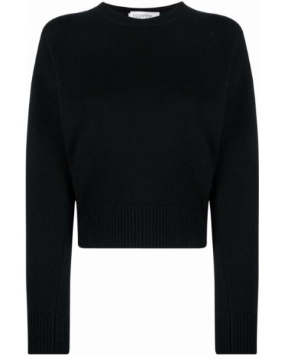 Jersey de punto de tela jersey Valentino negro