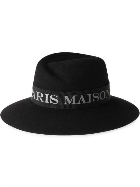 Sombrero de fieltro Maison Michel negro