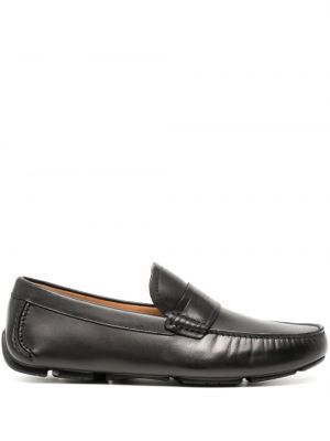 Pantofi loafer din piele Ferragamo negru