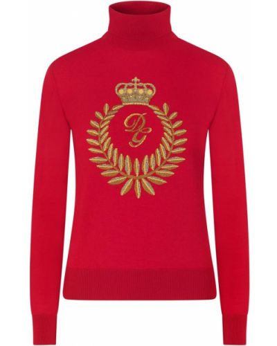 Jersey de cuello vuelto de tela jersey Dolce & Gabbana rojo