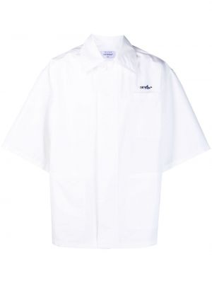 Siuvinėta marškiniai Off-white balta