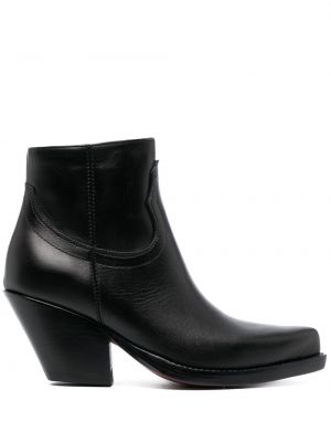 Leder ankle boots Sonora schwarz