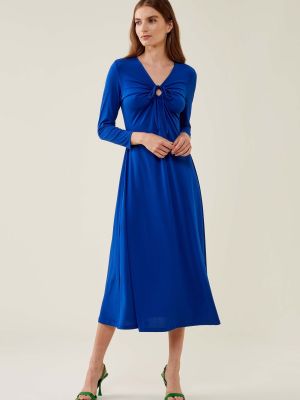 Платье из джерси из джерси Finery синий