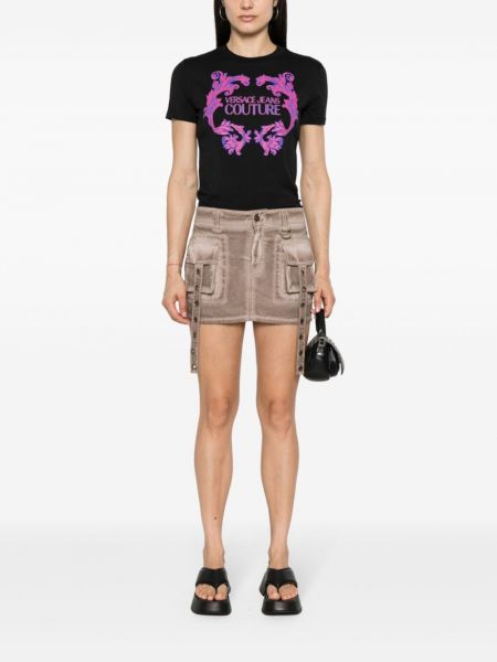 Tričko s potiskem Versace Jeans Couture