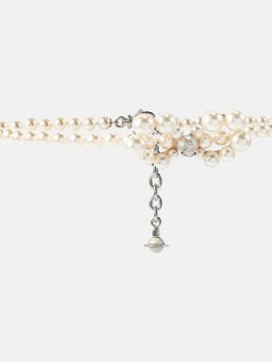 Colier cu perle Vivienne Westwood alb