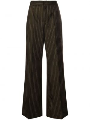 Pantaloni a righe Jean Paul Gaultier marrone