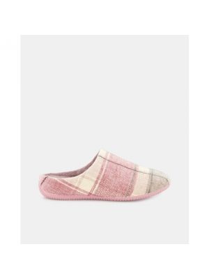 Zapatillas a cuadros con estampado Latouche rosa