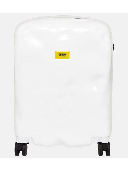 Белый чемодан Crash Baggage