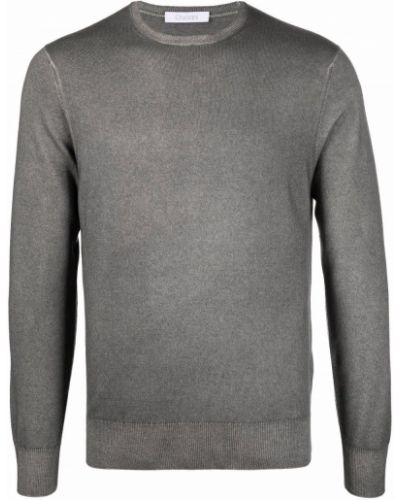Jersey de tela jersey de cuello redondo Cruciani gris