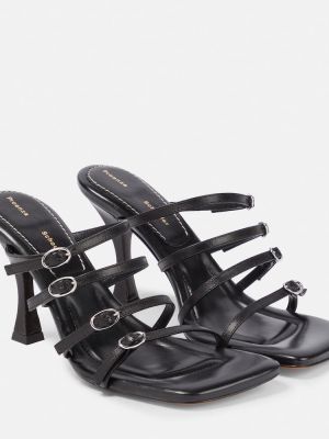 Kožené sandále Proenza Schouler čierna