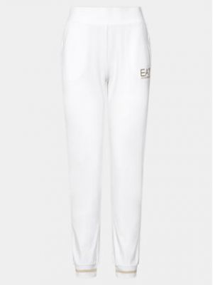 Sportovní kalhoty Ea7 Emporio Armani bílé