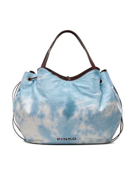 Τσάντα shopper Pinko μπλε