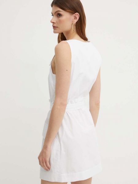 Sukienka mini bawełniana Pinko biała