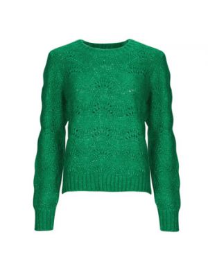 Sweter Pieces zielony