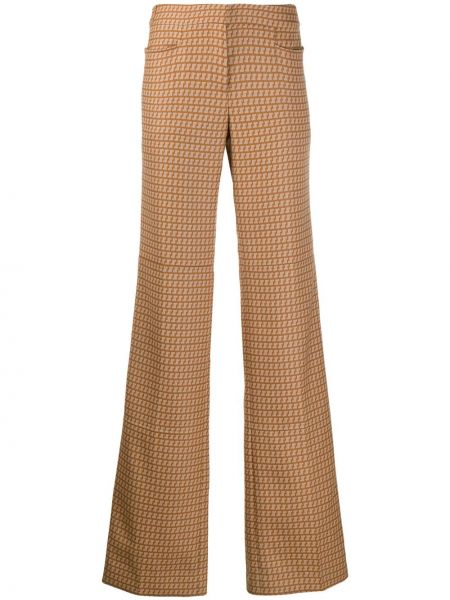 Pantalones rectos con estampado con estampado abstracto Stella Mccartney