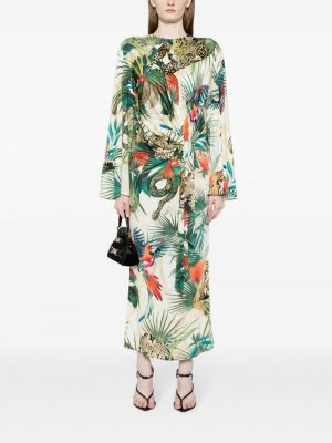Kleid mit print Roberto Cavalli