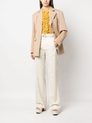 Pruhované rovné kalhoty Vivienne Westwood