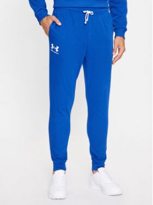 Pantalon de joggings ajusté Under Armour bleu