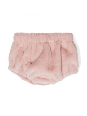 Pantaloncini di pelliccia La Stupenderia rosa