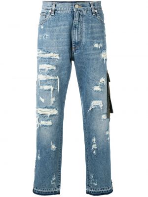 Rippet flared jeans Dolce & Gabbana blå