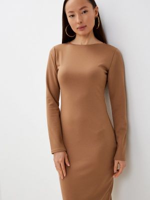 Платье-карандаш Malaeva коричневое