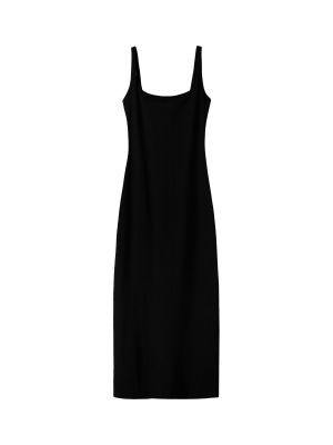 Dlouhé šaty Bershka čierna
